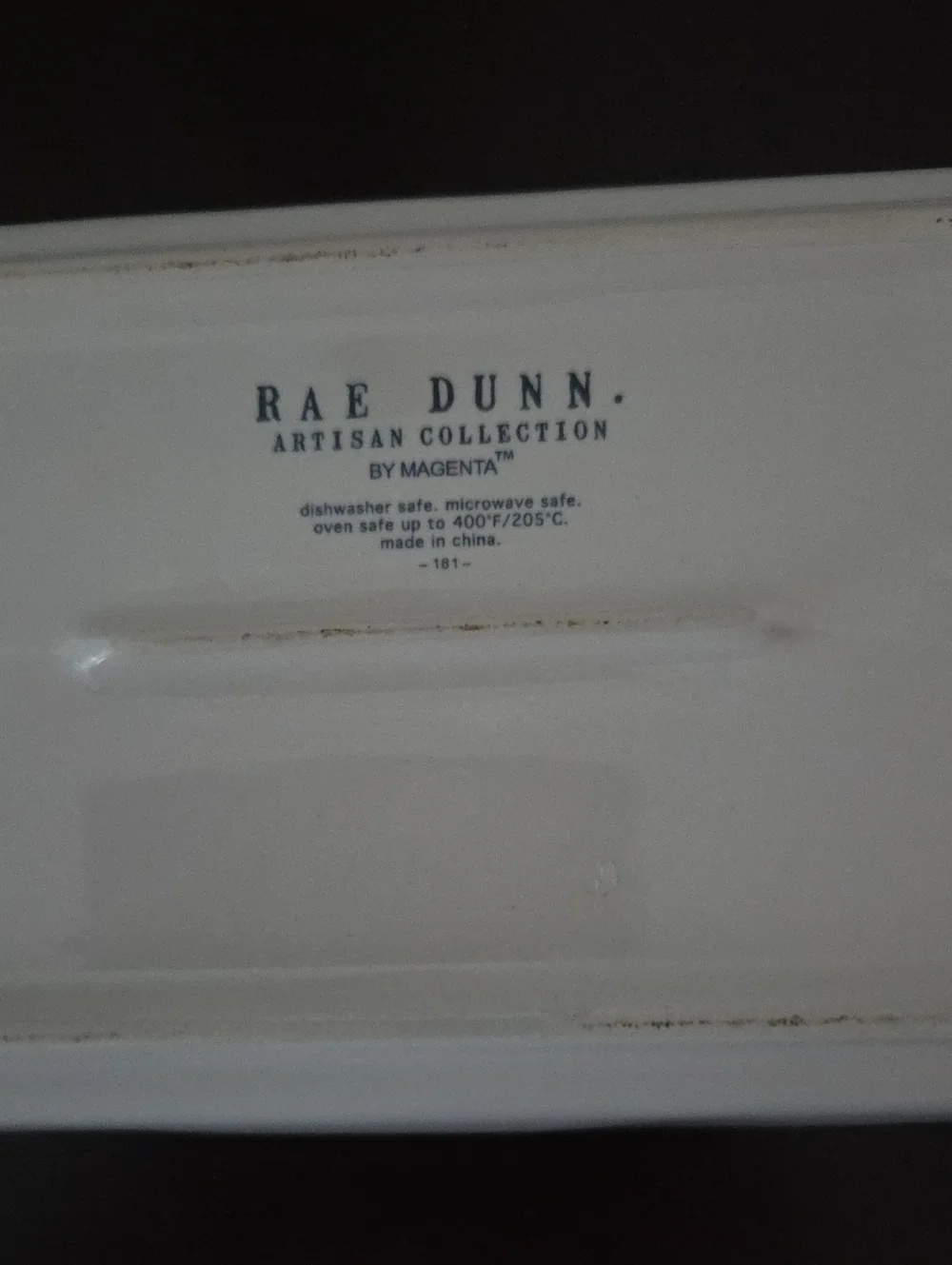 Rae Dunn YUM Bread Loaf pan Artisan Collection by Magenta